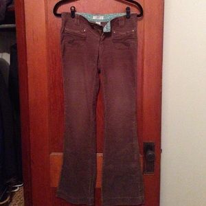 Size 1 brown corderoys